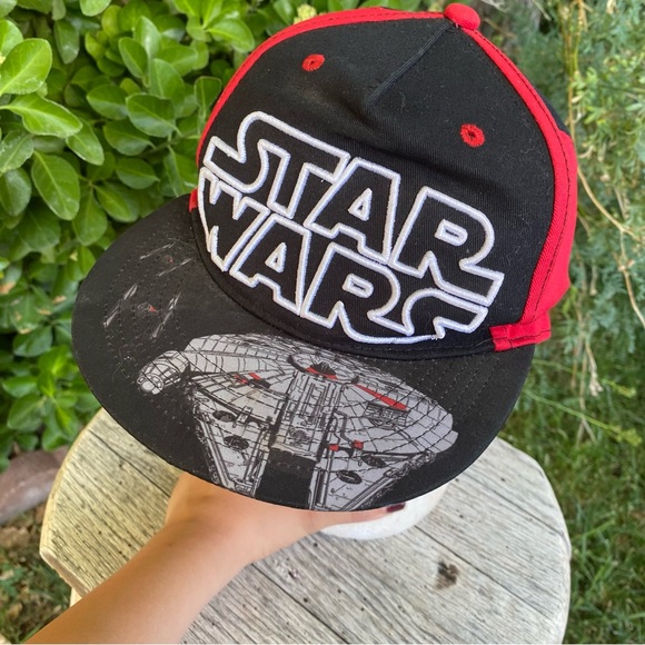 Star Wars Red Millenium Falcon Kids SnapBack Hat - Picture 5 of 10